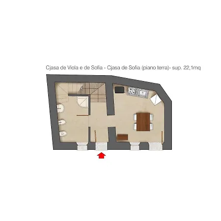 Diffuso Ciasa Ves 아파트